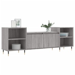 Meuble TV Sonoma gris 160x35x55 cm Bois d'ingénierie 