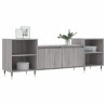 Meuble TV Sonoma gris 160x35x55 cm Bois d'ingénierie 