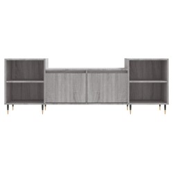 Meuble TV Sonoma gris 160x35x55 cm Bois d'ingénierie 