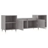 Meuble TV Sonoma gris 160x35x55 cm Bois d'ingénierie 