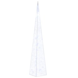 Cône lumineux décoratif à LED Acrylique Bleu 60 cm 