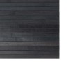Tapis rectangulaire gris 60x300 cm bambou 