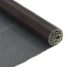 Tapis rectangulaire marron foncé 60x300 cm bambou 