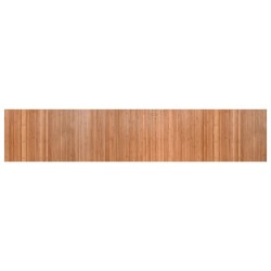 Tapis rectangulaire naturel 60x300 cm bambou 