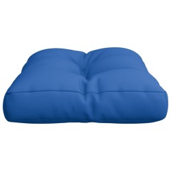 Coussin de palette bleu royal 60x40x12 cm tissu 