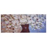 Jeu de tableau sur toile Fleurs en vase Multicolore 150x60 cm 