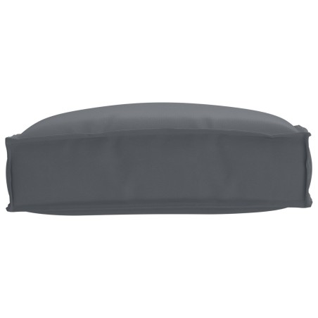 Coussin de palette pour siège Anthracite 50x50x12 cm en tissu Oxford 