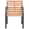 Chaises de jardin lot de 2 Bois de sapin massif 