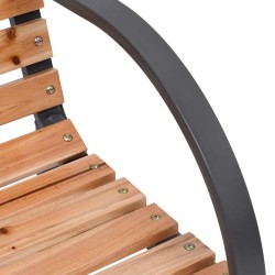 Chaises de jardin lot de 2 Bois de sapin massif 