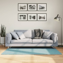 Tapis OVIEDO à poils courts vert 80x150 cm 