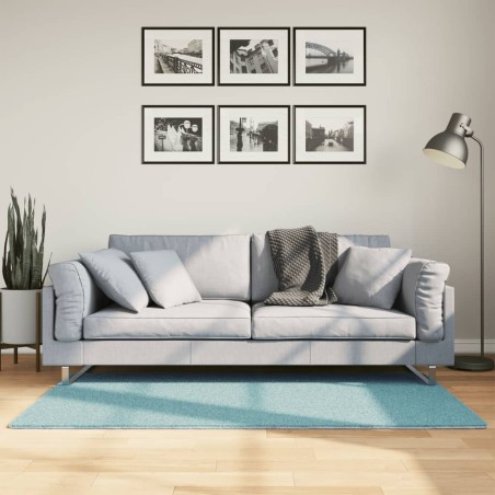 Tapis OVIEDO à poils courts vert 80x150 cm 