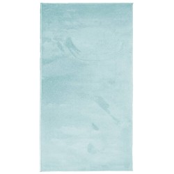 Tapis OVIEDO à poils courts vert 80x150 cm 