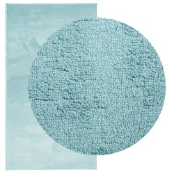 Tapis OVIEDO à poils courts vert 80x150 cm 