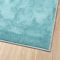 Tapis OVIEDO à poils courts vert 80x150 cm 