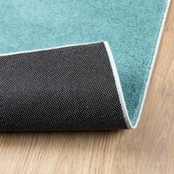Tapis OVIEDO à poils courts vert 80x150 cm 