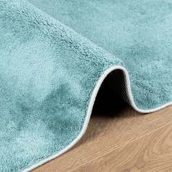 Tapis OVIEDO à poils courts vert 80x150 cm 