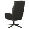 Chaise de relaxation Gris foncé Tissu 