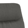Chaise de relaxation Gris foncé Tissu 