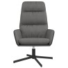 Chaise de relaxation Gris clair Tissu 
