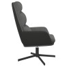 Chaise de relaxation Gris clair Tissu 