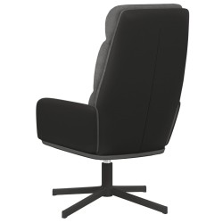 Chaise de relaxation Gris clair Tissu 
