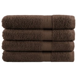 Serviettes de qualité supérieure SOLUND 4 pcs marron 600 g/m² 