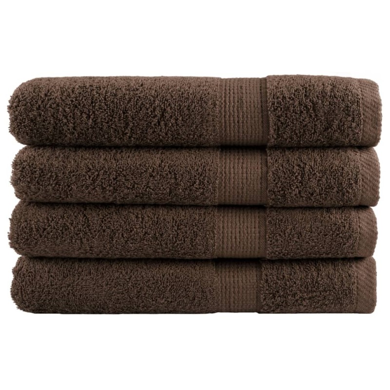 Serviettes de qualité supérieure SOLUND 4 pcs marron 600 g/m² 