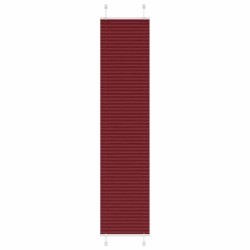 Store plissé rouge bordeaux 40x200 cm largeur du tissu 39,4 cm 