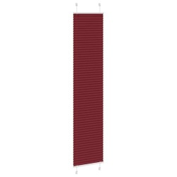 Store plissé rouge bordeaux 40x200 cm largeur du tissu 39,4 cm 
