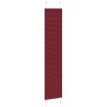 Store plissé rouge bordeaux 40x200 cm largeur du tissu 39,4 cm 