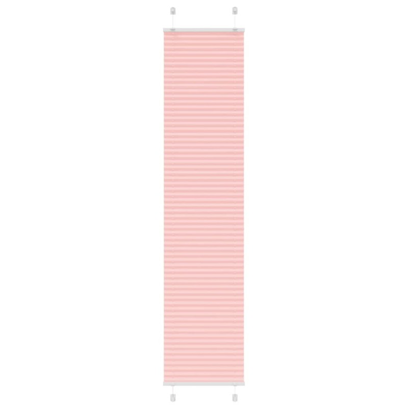 Store plissé rose 40x200 cm largeur du tissu 39,4 cm polyester 