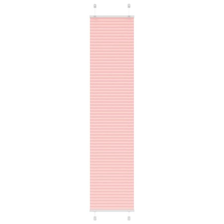 Store plissé rose 40x200 cm largeur du tissu 39,4 cm polyester 