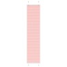 Store plissé rose 40x200 cm largeur du tissu 39,4 cm polyester 