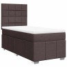 Sommier à lattes de lit avec matelas Marron foncé 90x200 cm 