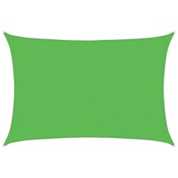 Voile d'ombrage 160 g/m² Vert clair 2,5x4 m PEHD 