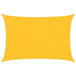 Voile d'ombrage 160 g/m² Jaune 2,5x4 m PEHD 