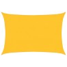 Voile d'ombrage 160 g/m² Jaune 2,5x4 m PEHD 