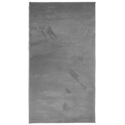 Tapis OVIEDO à poils courts anthracite 80x150 cm 
