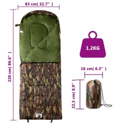 Sac de couchage pour adultes camping 3-4 saisons 