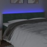 Tête de lit à LED Vert foncé 180x5x78/88 cm Velours 