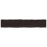 Dessus de table bois massif traité bordure assortie 