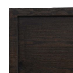 Dessus de table bois massif traité bordure assortie 