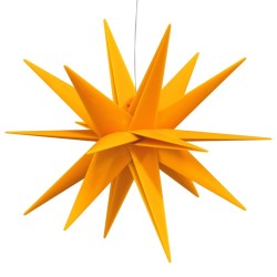 Lumières de Noël avec LED 3 pcs pliable jaune 