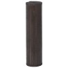 Tapis rectangulaire marron foncé 70x100 cm bambou 