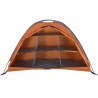 Tente de rangement 9 compartiments gris et orange imperméable 