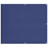 Écran de balcon bleu 90x700 cm 100% polyester oxford 