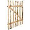 Portillon simple de clôture Bois de noisetier 100x120 cm 
