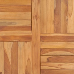 Dessus de table Bois de teck solide 70x70x2,5 cm 