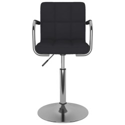 Tabouret de bar Noir Tissu 