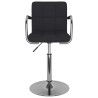 Tabouret de bar Noir Tissu 